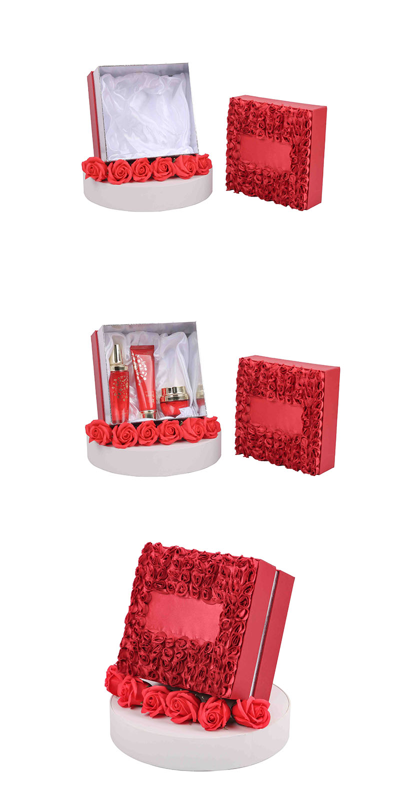 節日化妝品套盒定制,護膚品盒子定制
